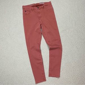 AG Adriano Goldschmied The Abbey Stretch Sateen High-Rise Skinny Ankle Jeans